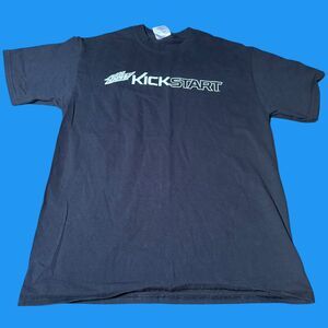Mountain Dew Kickstart Promo T Shirt Energy Drink Black White Size M Cotton
